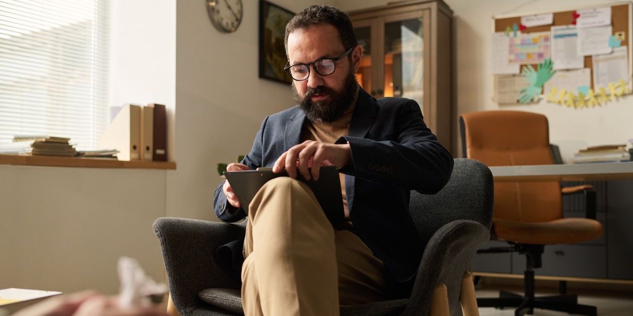 psychiatrist listening