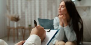 woman being prescribed medication